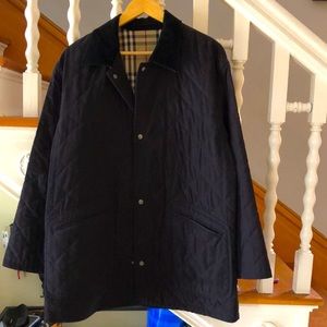 Burberry men’s XL lightweight quilted coat